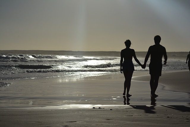 beach elopement in corpus christi