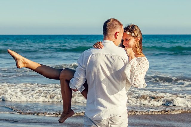 beach wedding in corpus christi